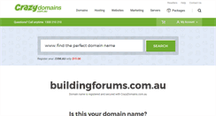 Desktop Screenshot of buildingforums.com.au